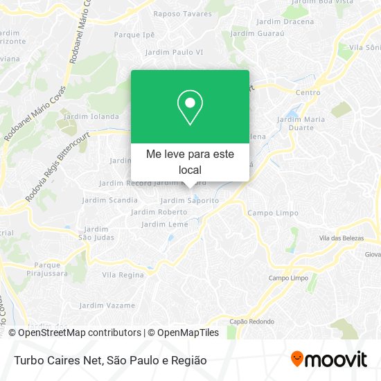 Turbo Caires Net mapa