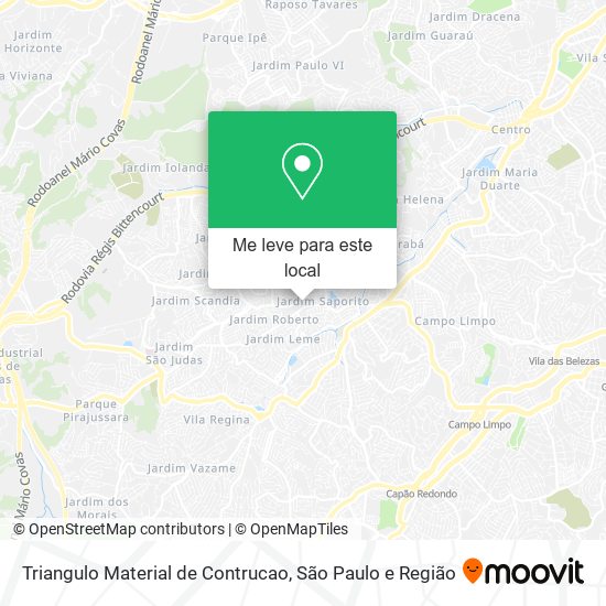 Triangulo Material de Contrucao mapa