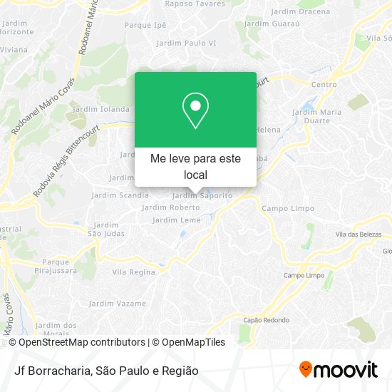 Jf Borracharia mapa