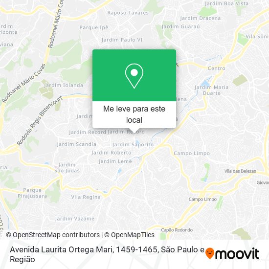 Avenida Laurita Ortega Mari, 1459-1465 mapa