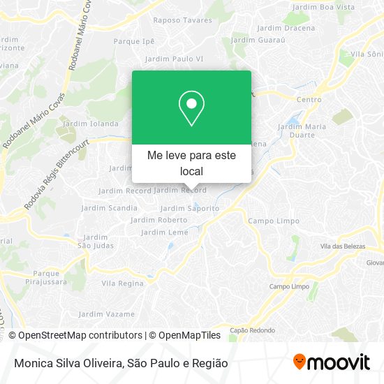 Monica Silva Oliveira mapa