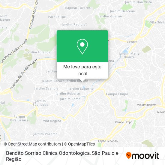 Bendito Sorriso Clinica Odontologica mapa