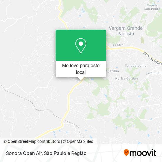 Sonora Open Air mapa