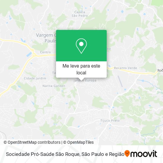 Sociedade Pró-Saúde São Roque mapa