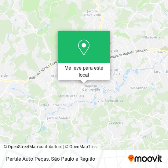 Pertile Auto Peças mapa