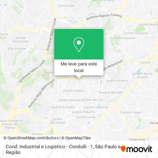 Cond. Industrial e Logístico - Condulli - 1 mapa