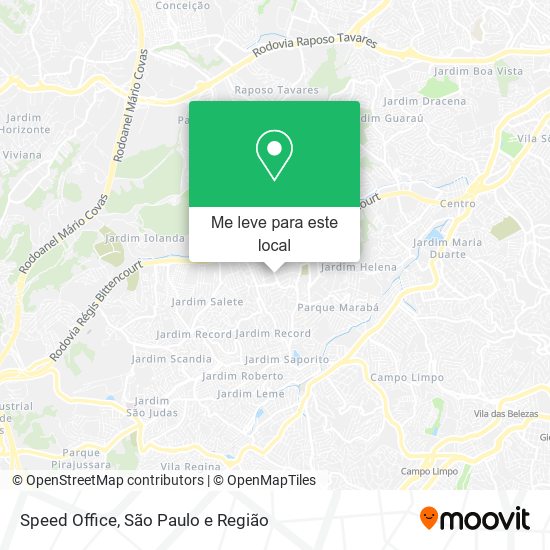 Speed Office mapa