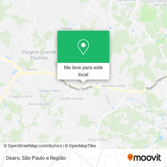 Dearo mapa