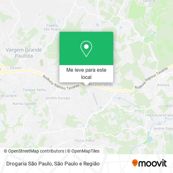 Drogaria São Paulo mapa