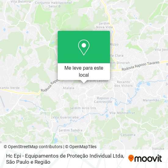 Hc Epi - Equipamentos de Proteção Individual Ltda mapa