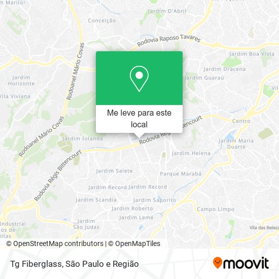 Tg Fiberglass mapa