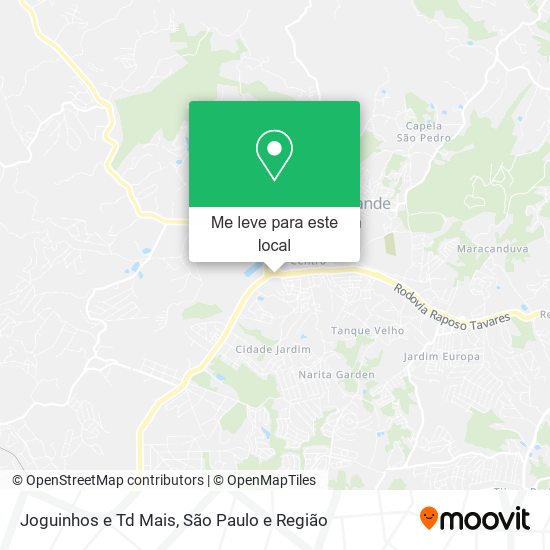 Joguinhos e Td Mais mapa