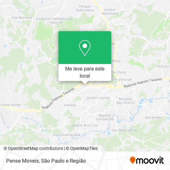 Pense Moveis mapa