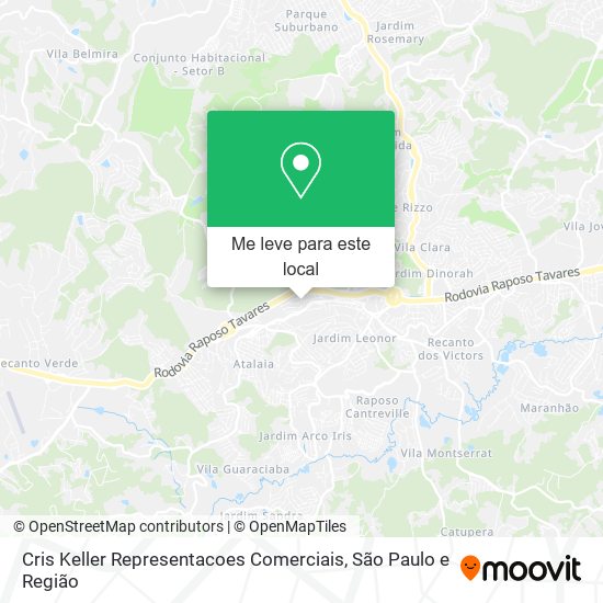 Cris Keller Representacoes Comerciais mapa