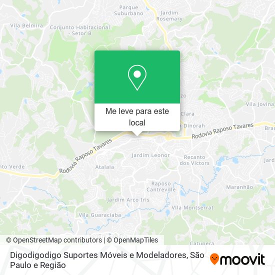 Digodigodigo Suportes Móveis e Modeladores mapa