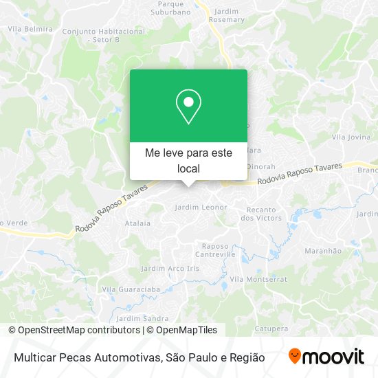 Multicar Pecas Automotivas mapa