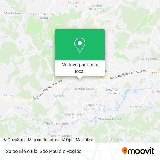 Salao Ele e Ela mapa