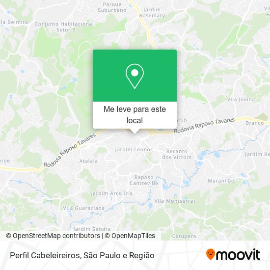 Perfil Cabeleireiros mapa