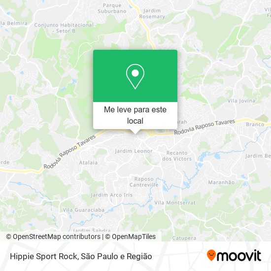 Hippie Sport Rock mapa