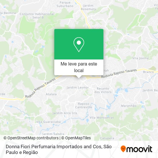 Donna Fiori Perfumaria Importados and Cos mapa