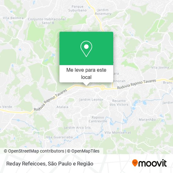 Reday Refeicoes mapa