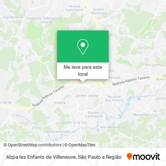 Abpa les Enfants de Villeneuve mapa