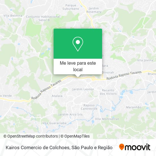 Kairos Comercio de Colchoes mapa