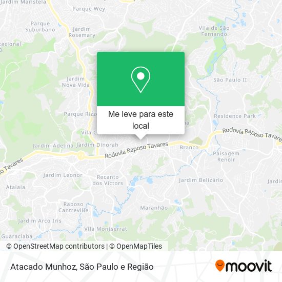 Atacado Munhoz mapa