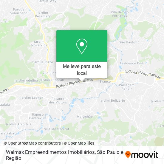 Walmax Empreendimentos Imobiliários mapa