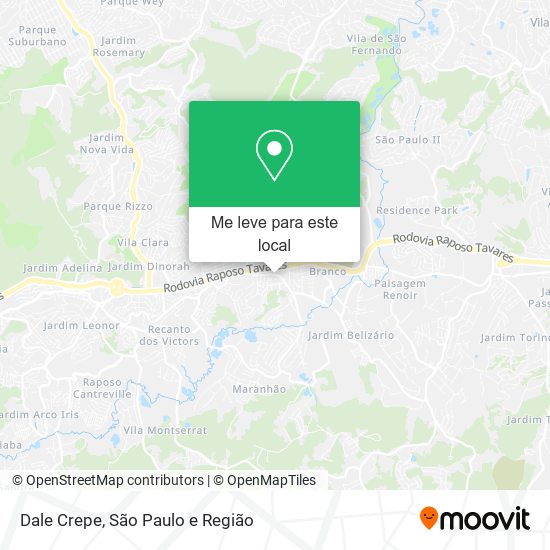 Dale Crepe mapa