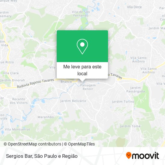 Sergios Bar mapa