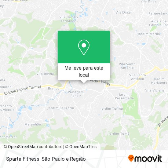 Sparta Fitness mapa