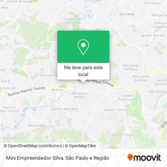 Mini Empreendedor Silva mapa