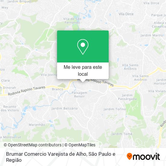 Brumar Comercio Varejista de Alho mapa