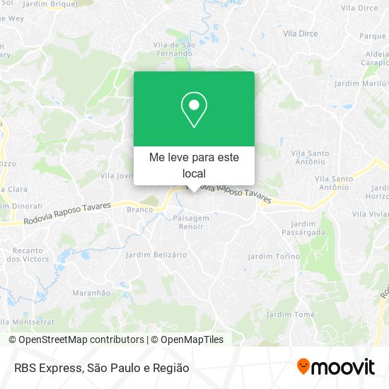 RBS Express mapa