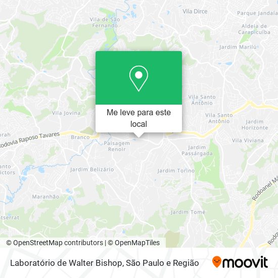 Laboratório de Walter Bishop mapa