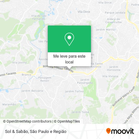 Sol & Sabão mapa