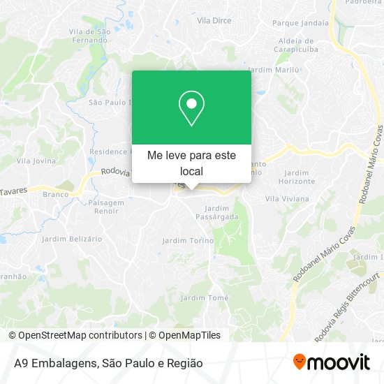 A9 Embalagens mapa