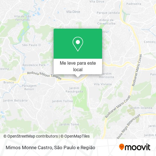 Mimos Monne Castro mapa