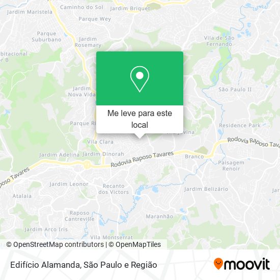 Edifício Alamanda mapa