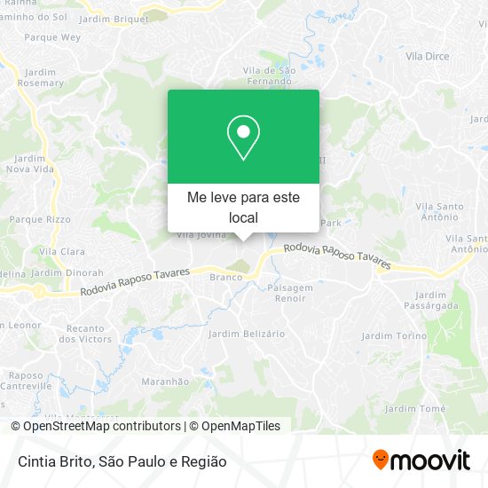Cintia Brito mapa