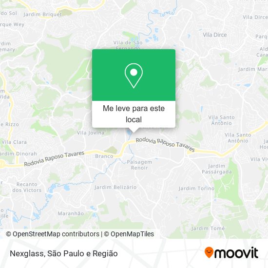 Nexglass mapa