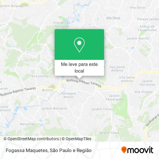 Fogassa Maquetes mapa