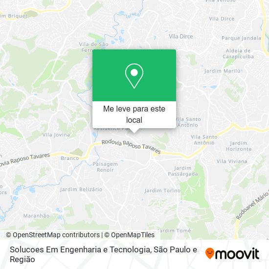 Solucoes Em Engenharia e Tecnologia mapa