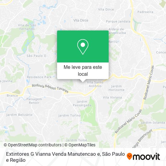 Extintores G Vianna Venda Manutencao e mapa