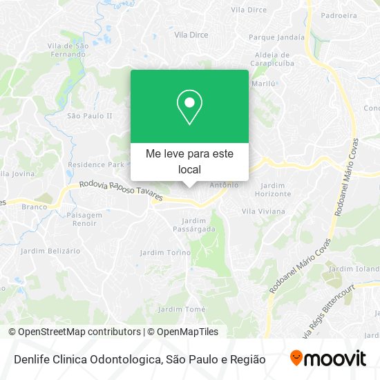 Denlife Clinica Odontologica mapa