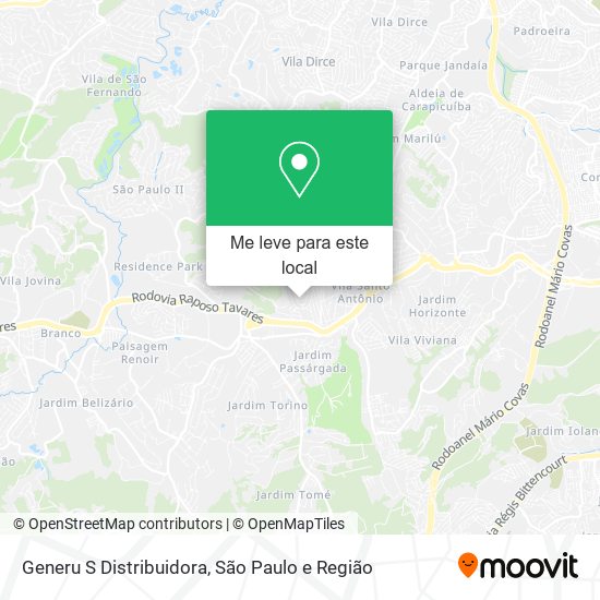 Generu S Distribuidora mapa