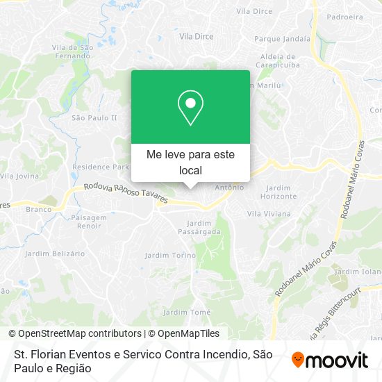 St. Florian Eventos e Servico Contra Incendio mapa