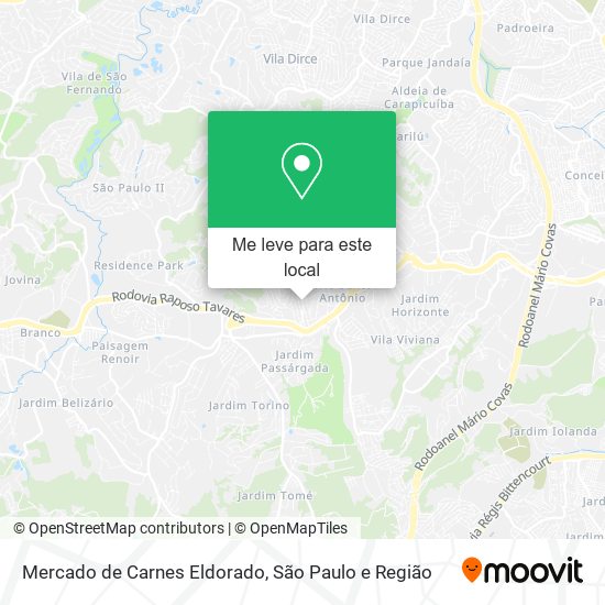 Mercado de Carnes Eldorado mapa