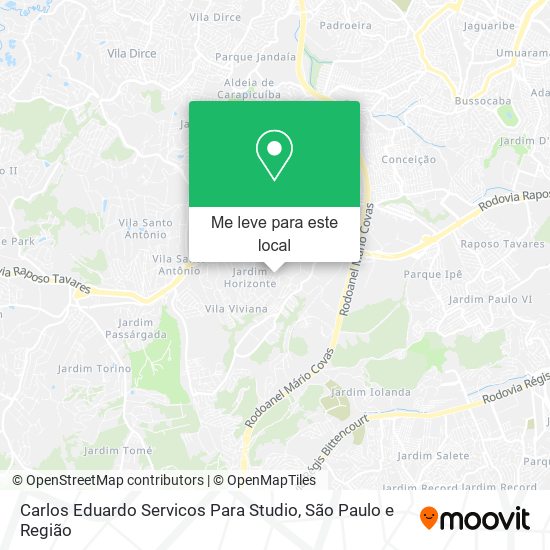 Carlos Eduardo Servicos Para Studio mapa